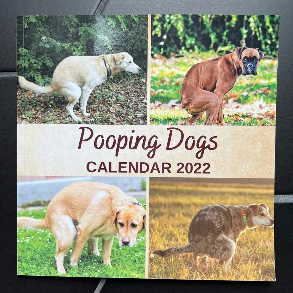 New Pooping dogs calendar - 2022